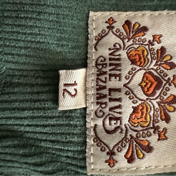 Nine Lives Bazzar Corduroy Patchwork Dress - Picture 4 of 4